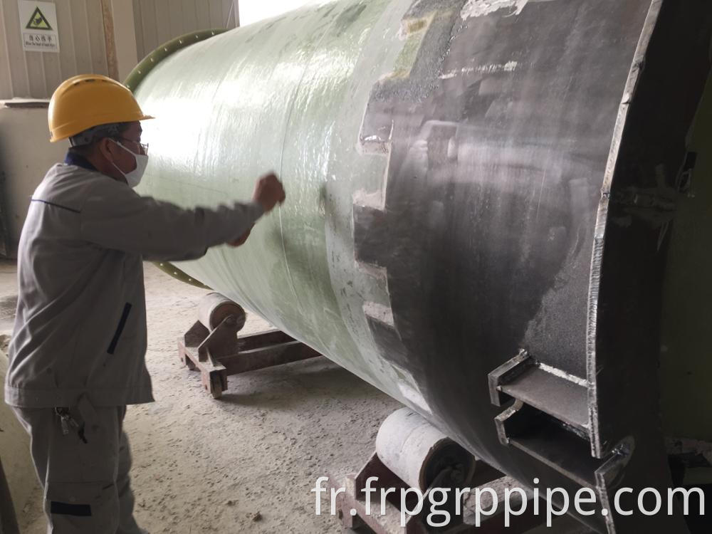 Machine d'enroulement horizontale Ligne de production du réservoir FRP FRP FRP FIBERS GRP FIBER TANK MADINE